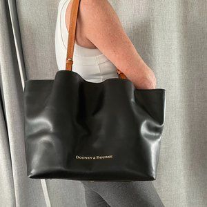 Dooney & Bourke Black Leather Tote